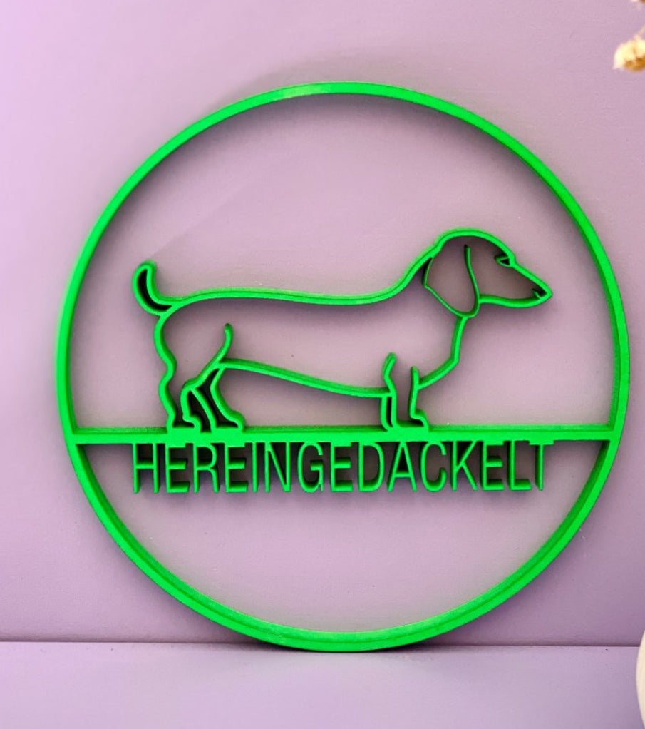 NoGallery - Hereingedackel neongrün
