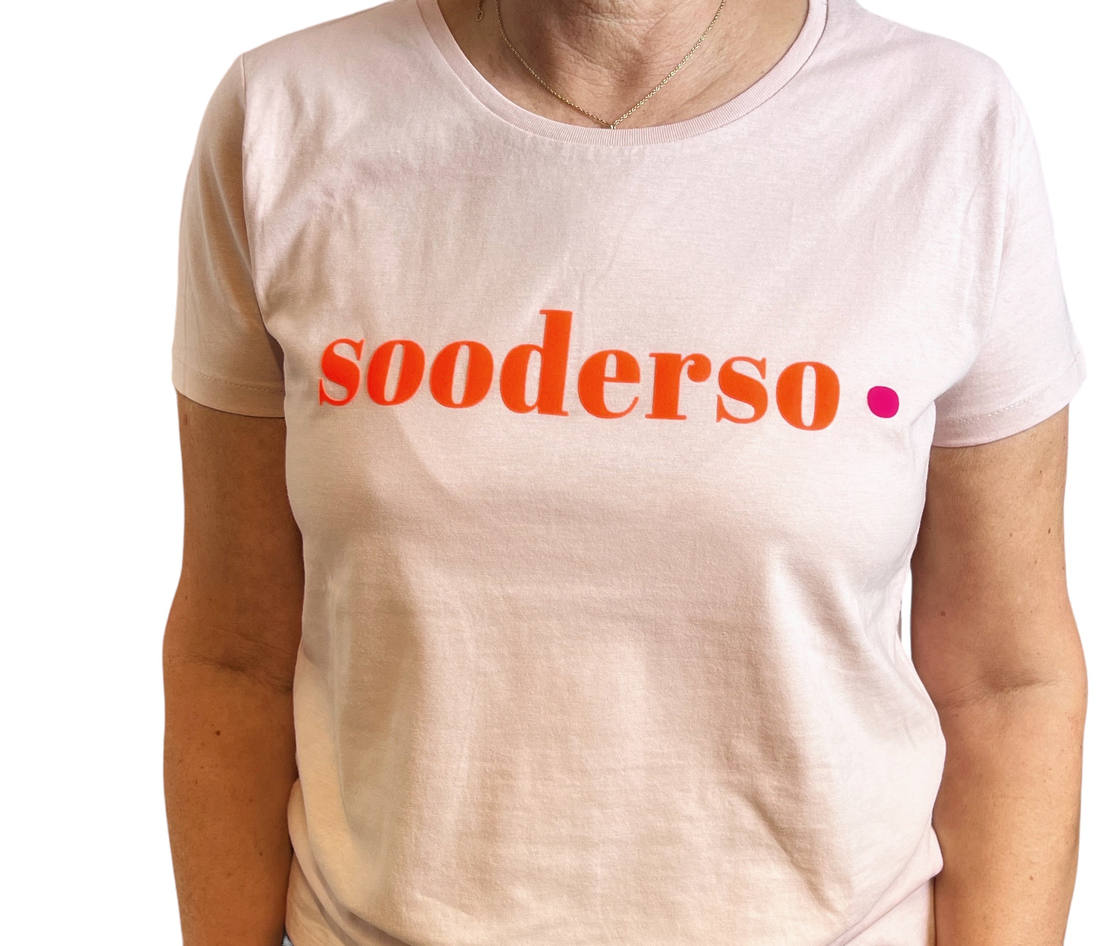 sooderso• T-Shirt Basic - Rosa Orange Pink