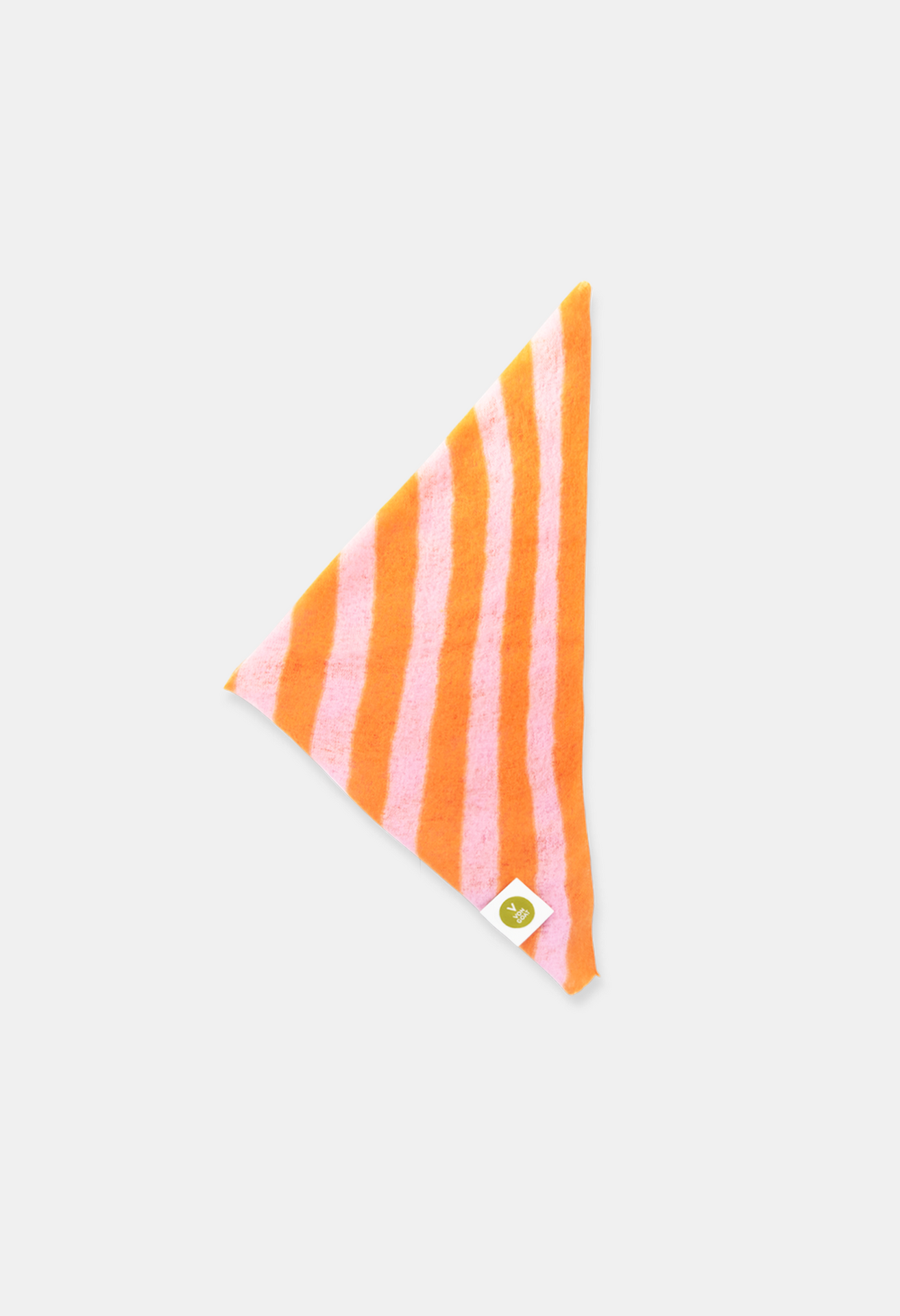 Kaschmir Bandana • carrot curl pink mit Fransen • von Goat