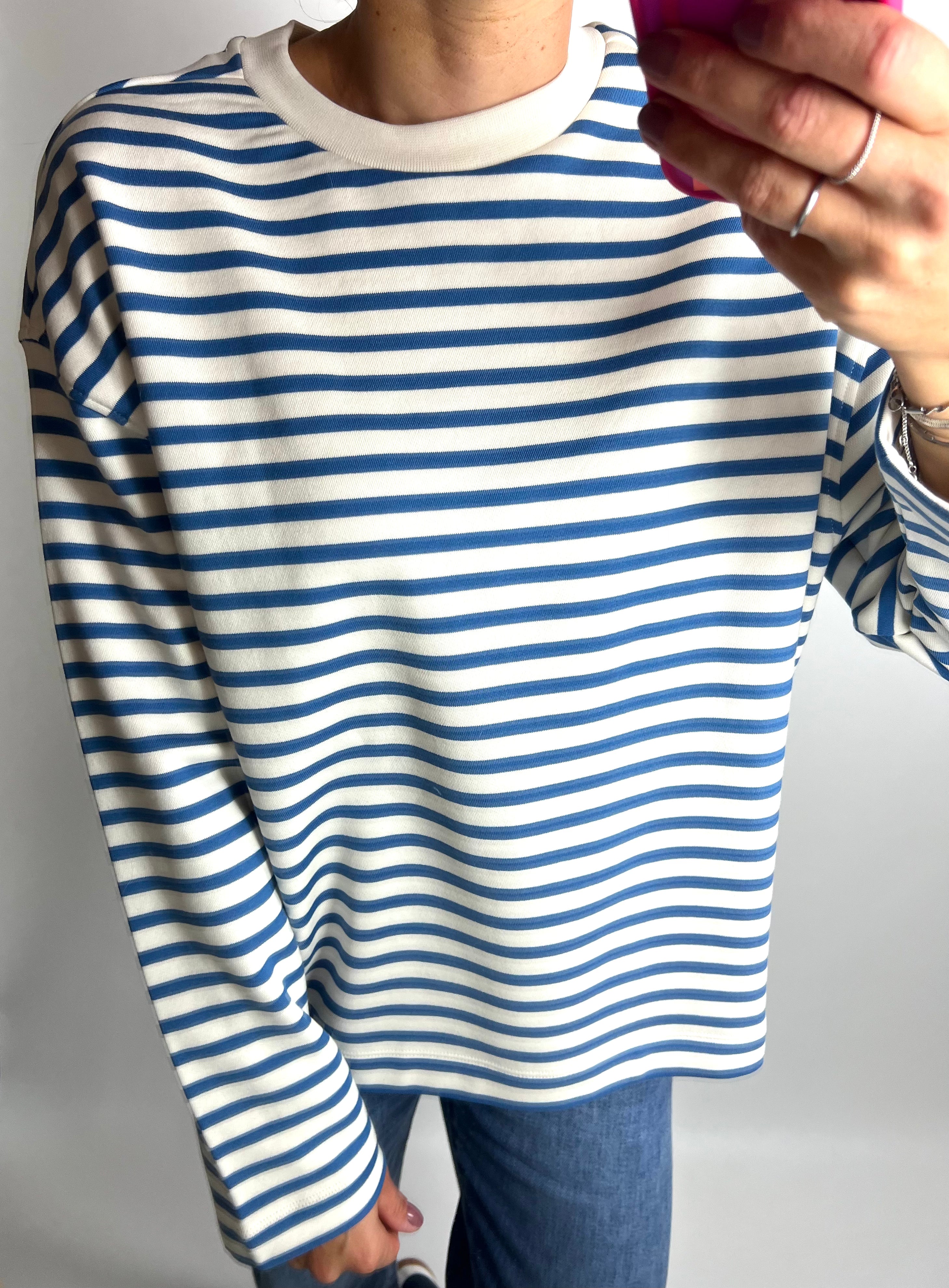 Armedangels Sweatshirt hejFRANKAA Stripe