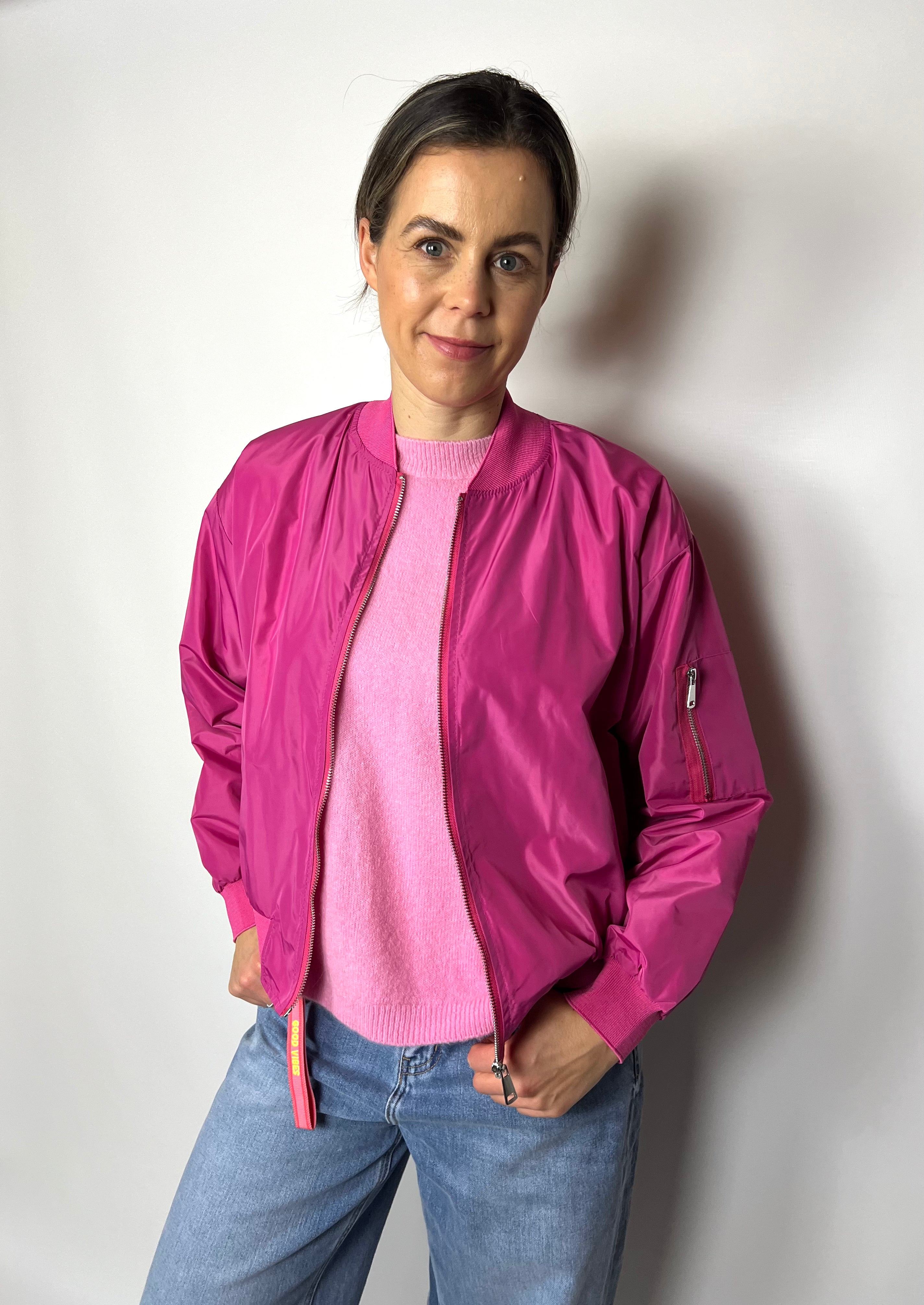 Bomberjacke kurz hejNALA Pink