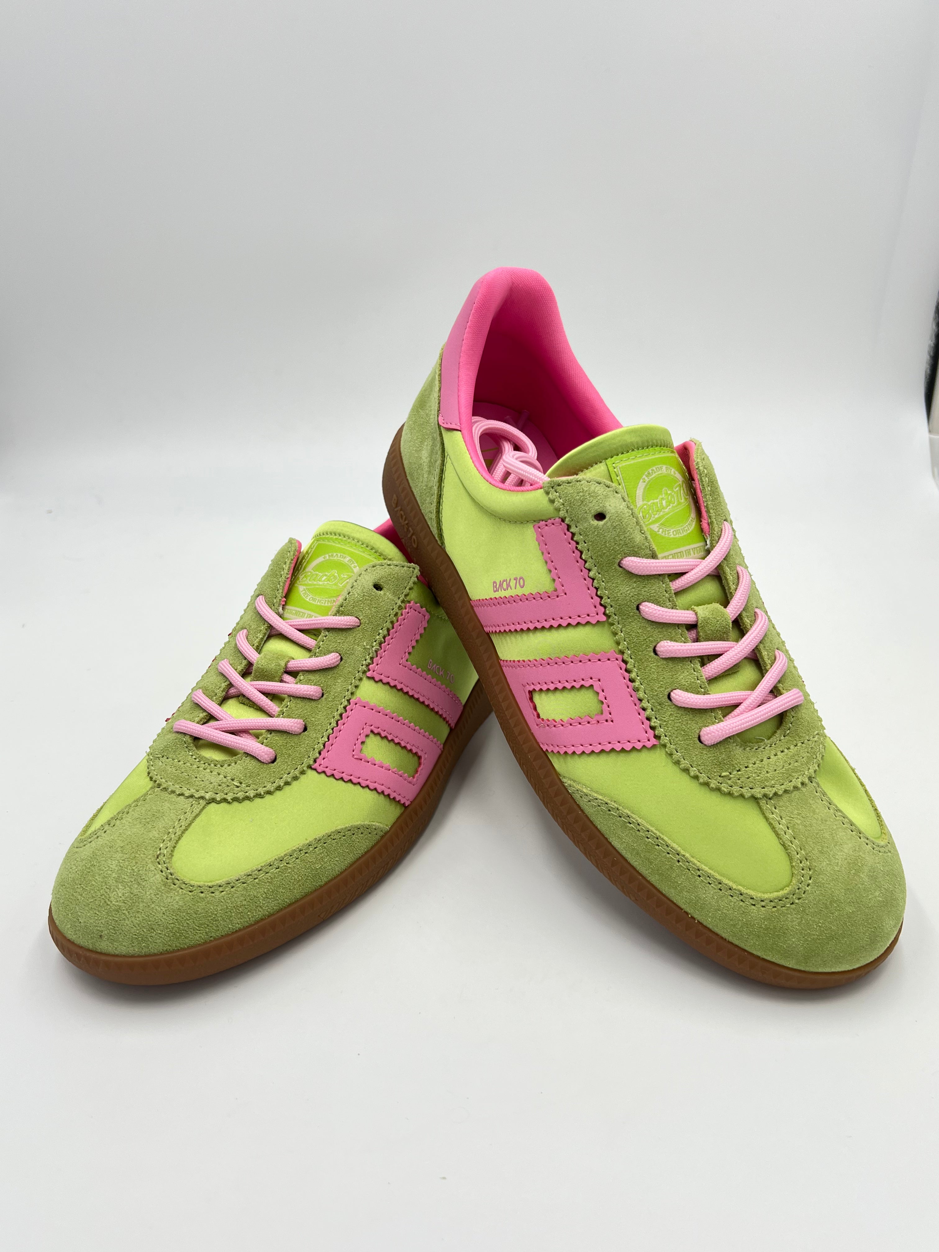 Back70 Sneaker GHOST • Satin Lime