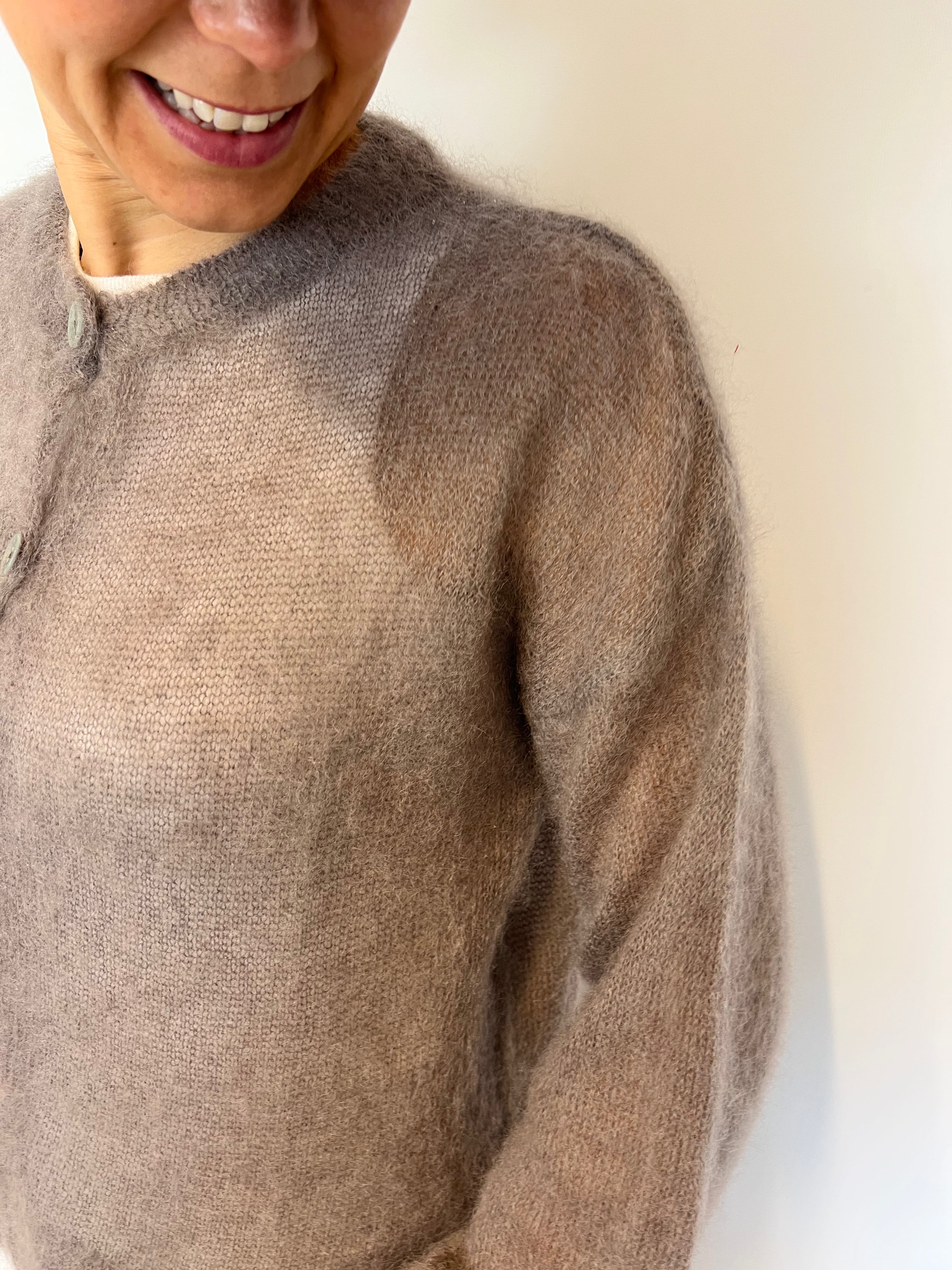 Mohair Strickjacke hejSUNA