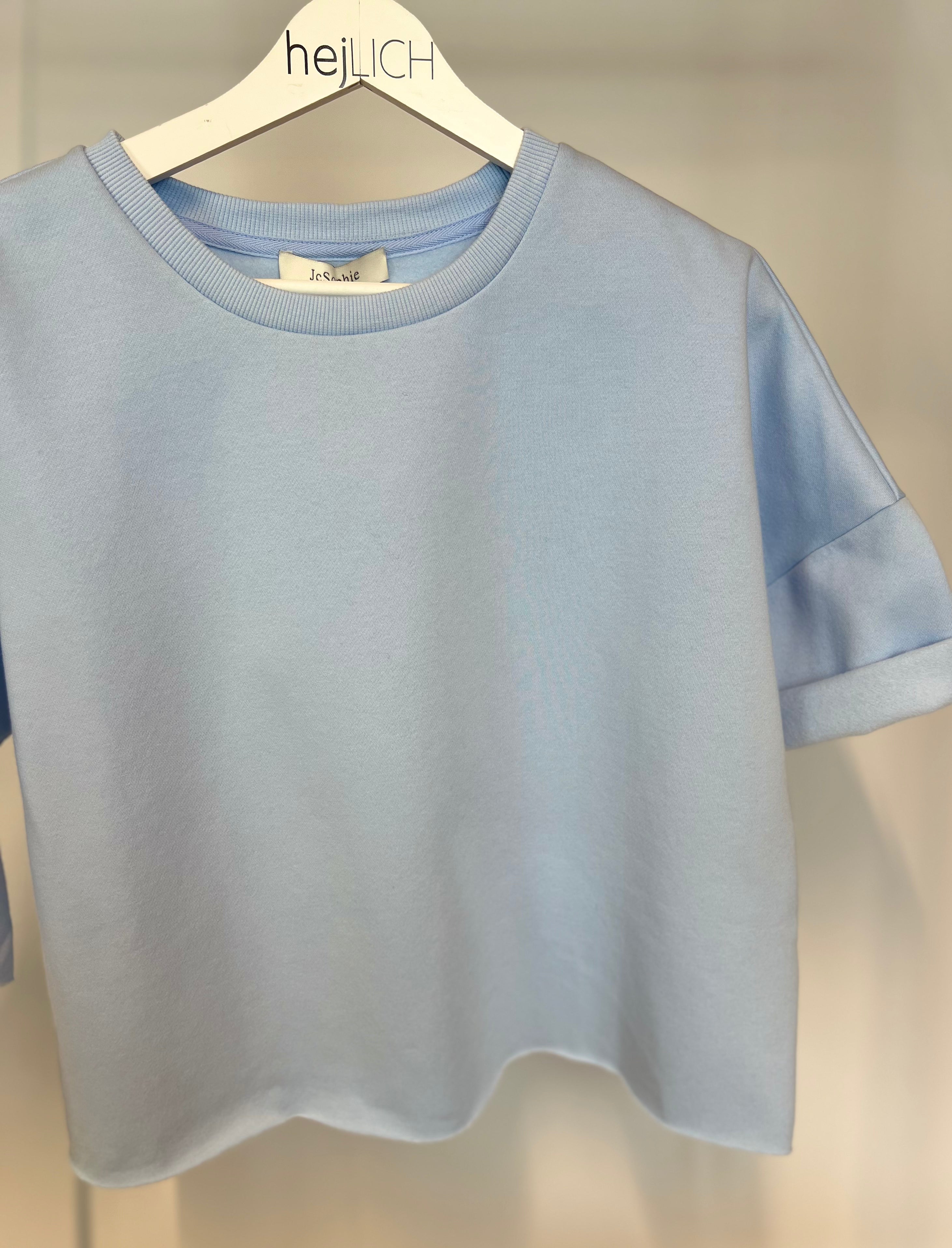 Sweatshirt Halbarm MEADOW • hellblau