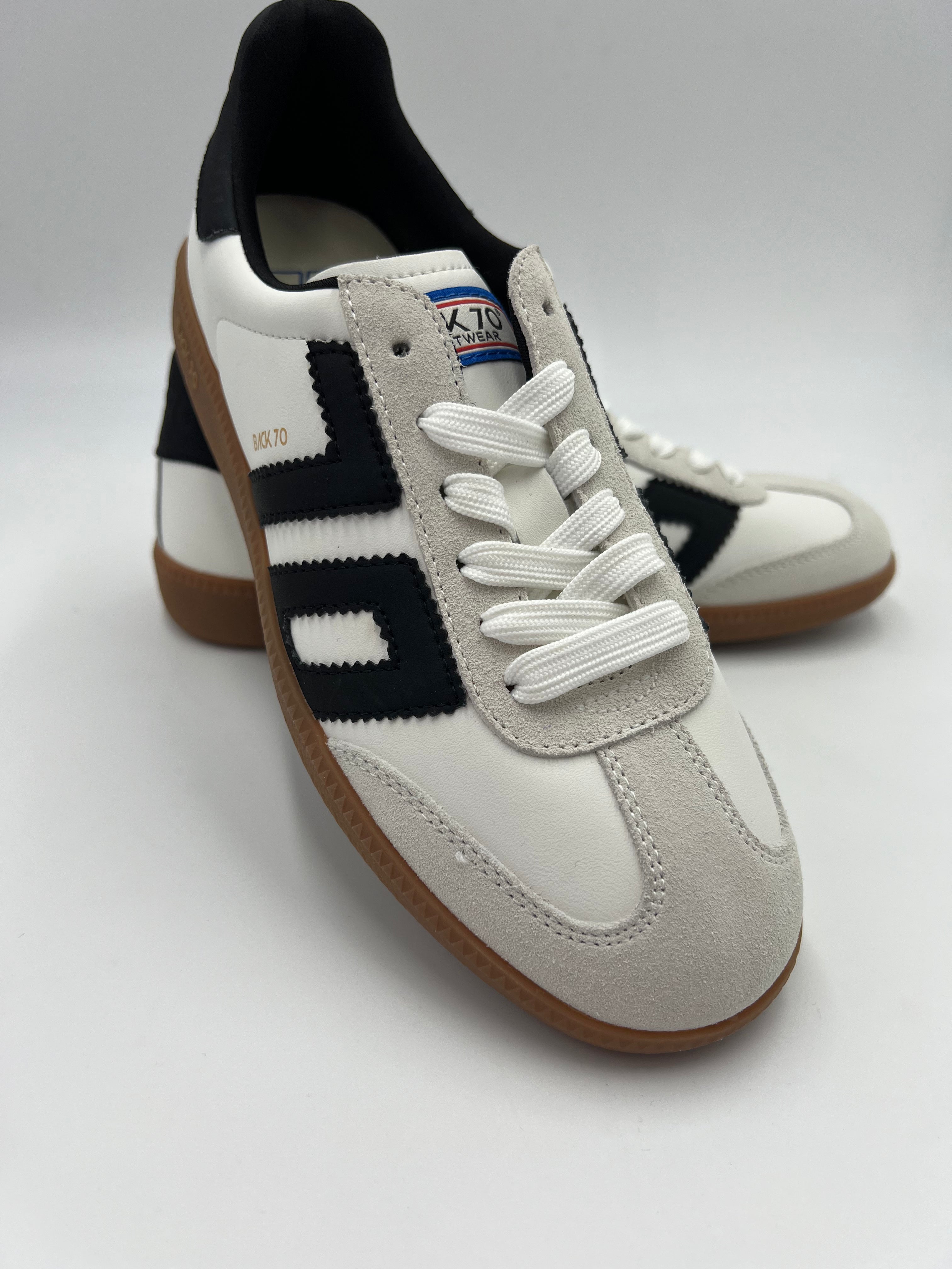 Back70 Sneaker Cloud •  Weiß Schwarz