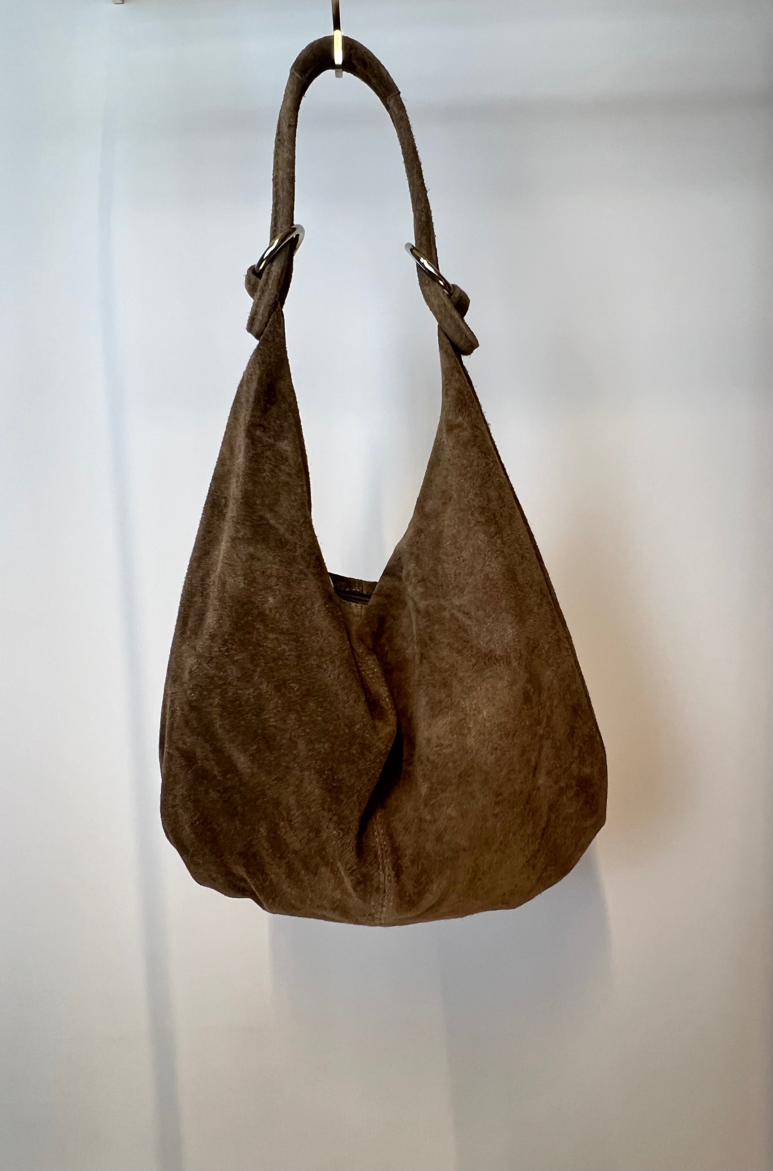 Tasche Velourleder hejMatera • Taupe