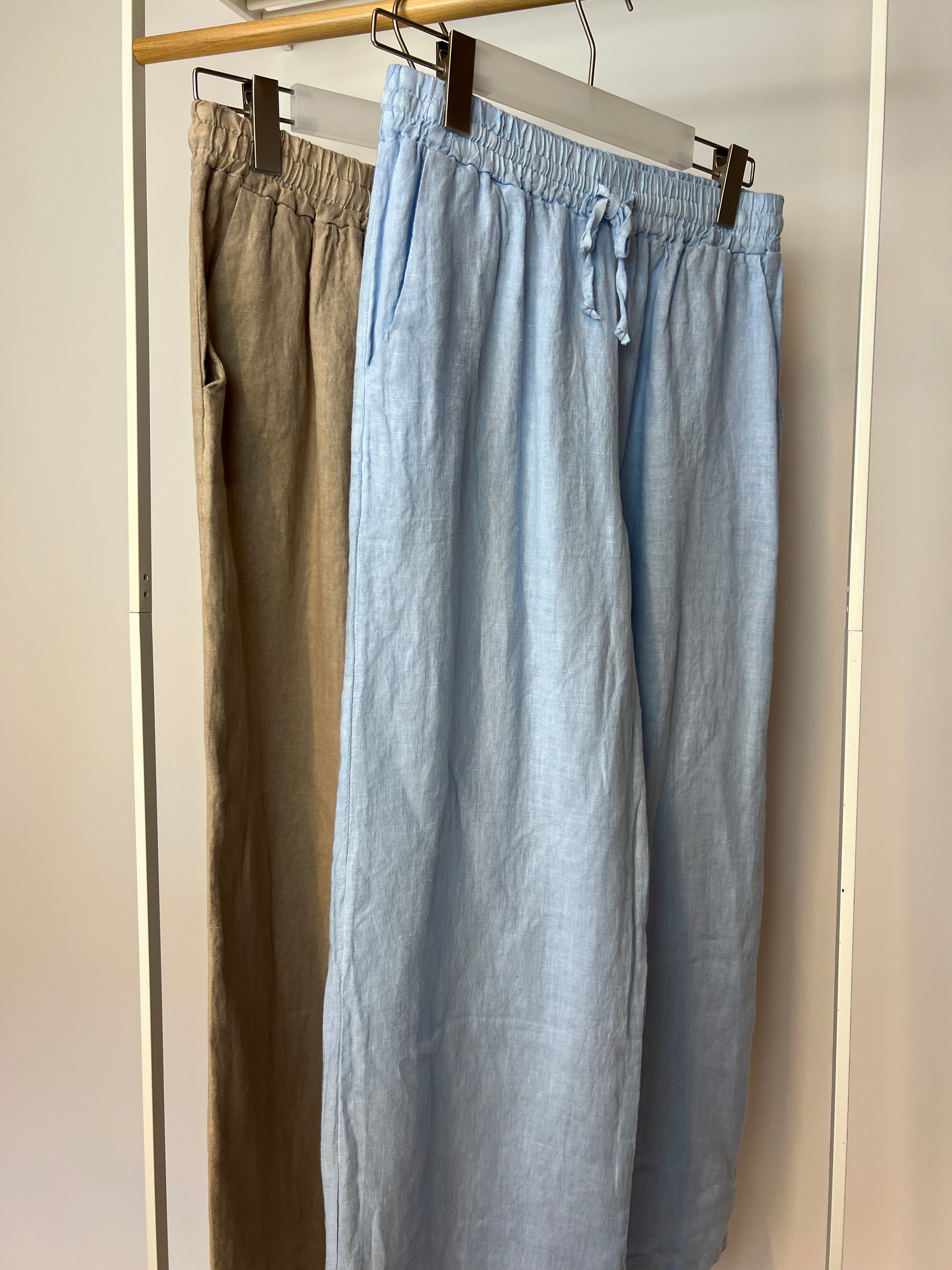Leinenhose hejJULI • Hellblau
