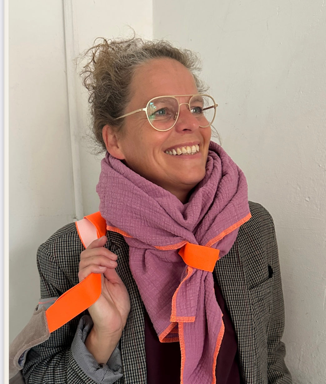 Musselintuch Quadrat