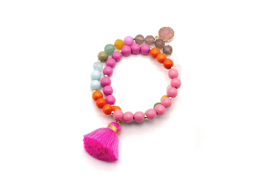 Armband A26 Mala Twin Pink Colour