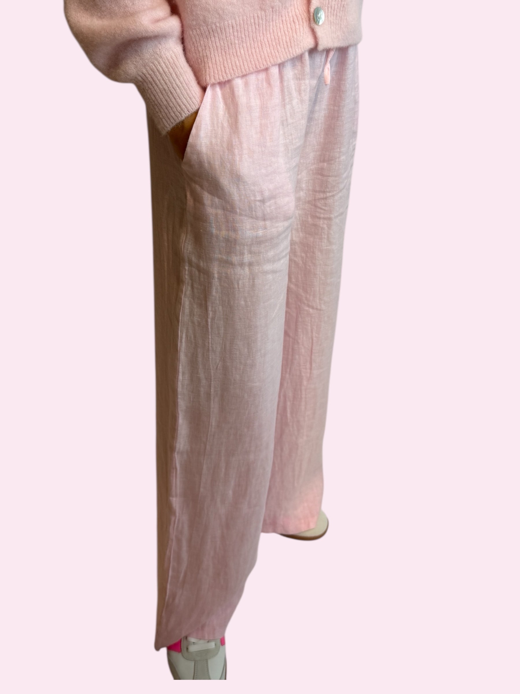 Leinenhose hejJULI • Rosa