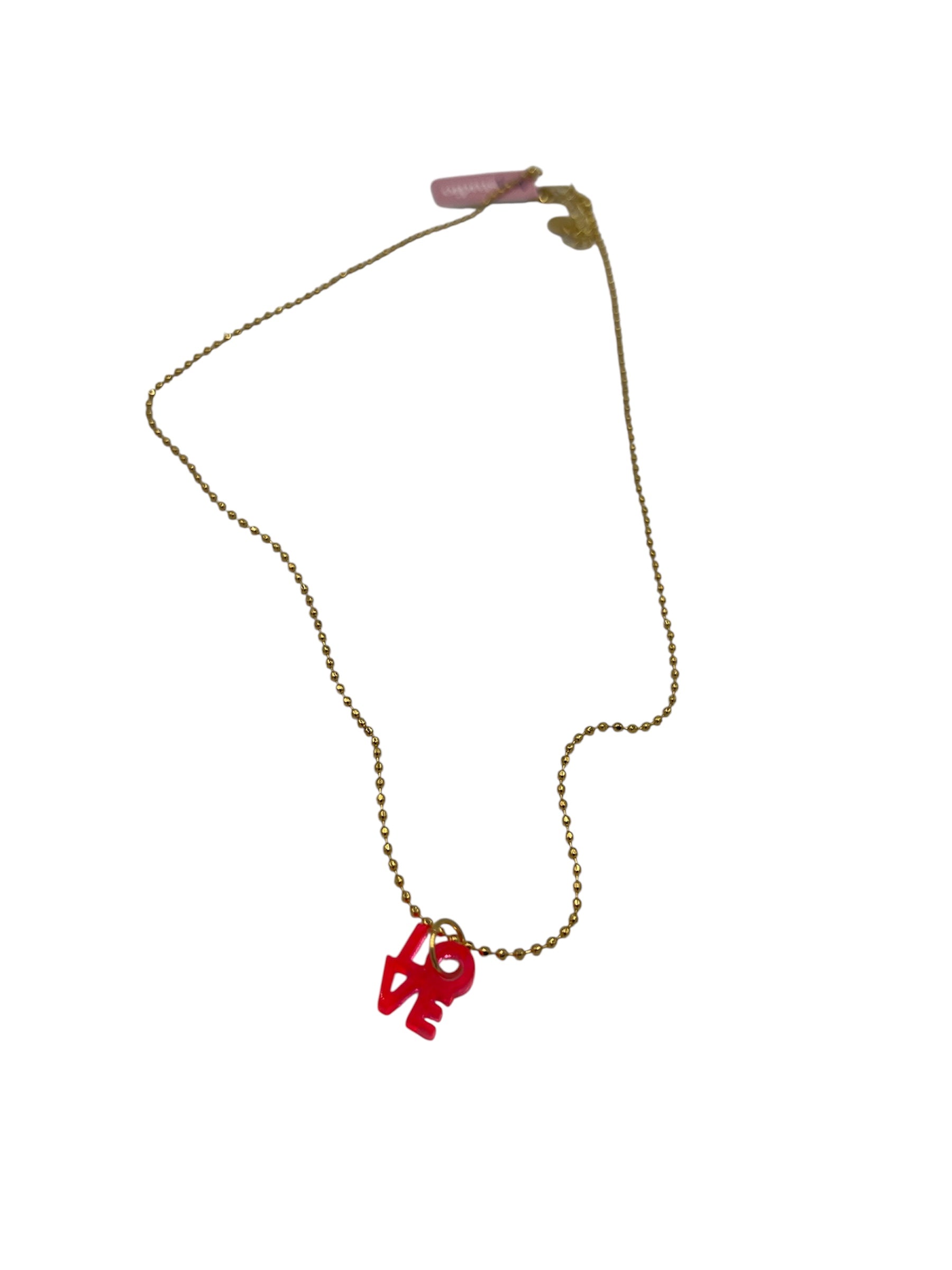 hejstudio Kette • hejLOVE Neonpink